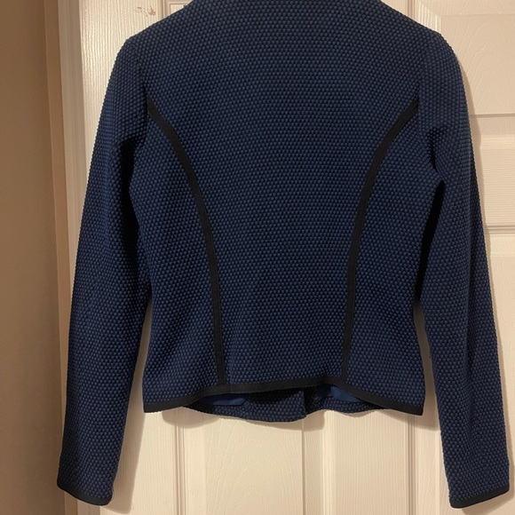 RW&CO - blue waffle pattern blazer - Picture 4 of 5